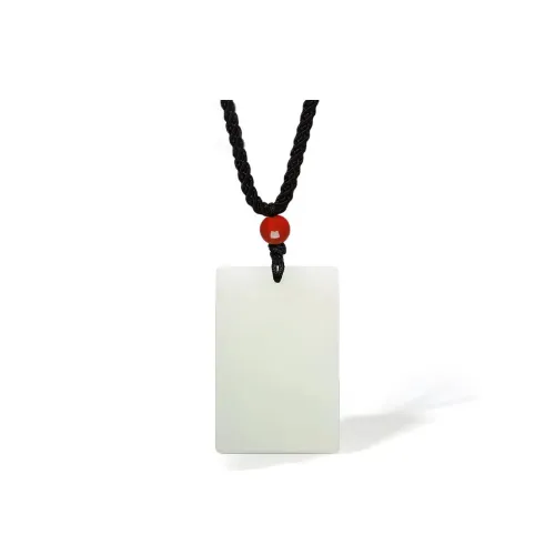 KING SIZE JEWELRY Necklaces White Jade Unisex