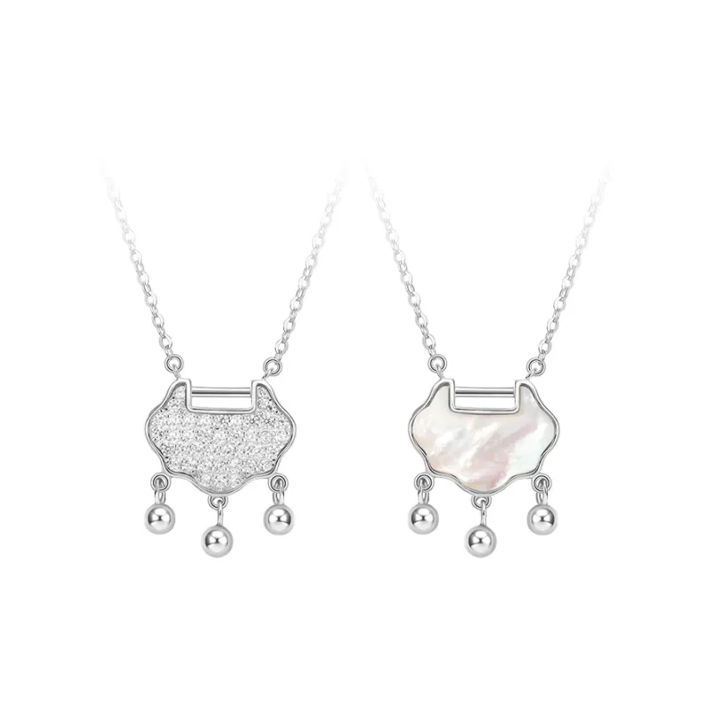 Sentimentality 925 Sterling Silver Necklaces Women's-1