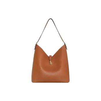 REBECCA MINKOFF Genuine Leather Tote Bag Shopping Bag Shoulder Bags Women's Caramel