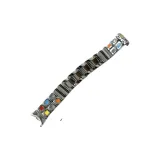 Silver/Eyeshadow Palette Metal Strap