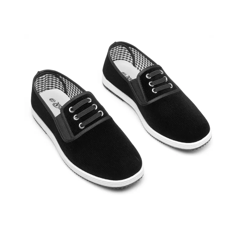 Strongman Lightweight Anti Slip Low Top Casual Shoes Unisex Black-2