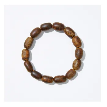 A Bead Song Green Kyara Agarwood Knotted Beaded Bracelet 6g+ Unisex