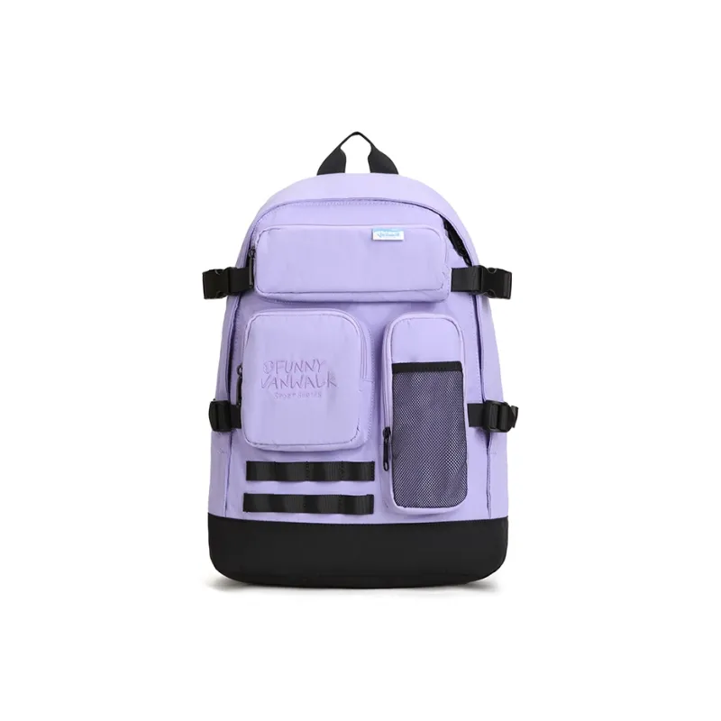 VANWALK Nylon Backpack Large Size Unisex Multicolor-1