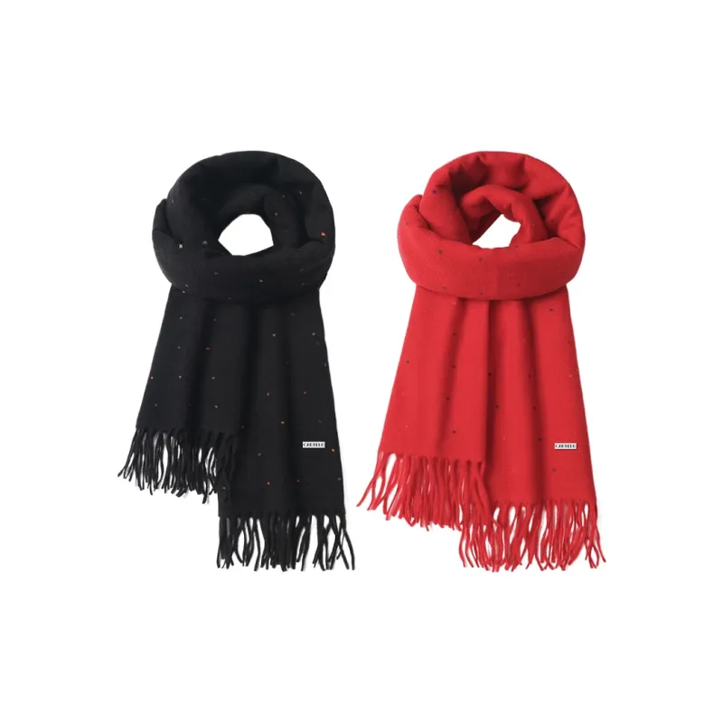 CARTELO Polyester Knit Scarves Unisex-5