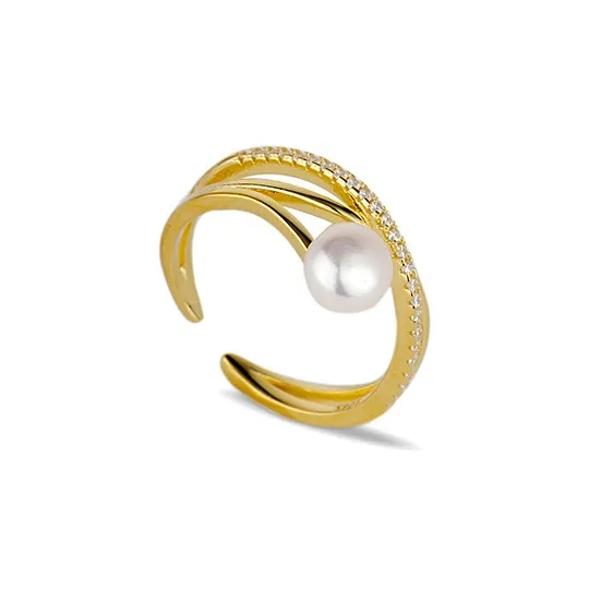YUDIAN Freshwater Pearl Rings Women's-3