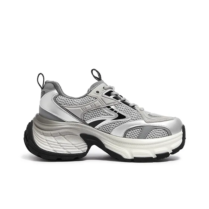 CAMEL Anti Slip And Wear Resistant Height Increasing Low Top Chunky Sneakers Women's-6