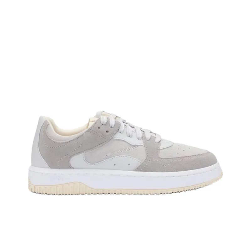 HUGO BOSS Wear-Resistant Low-Top Skateboard Shoes Women's Gray White-1