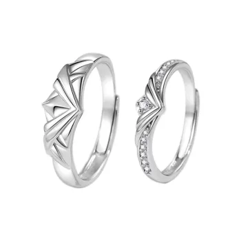 KLFOOK 999 Fine Silver Rings Unisex