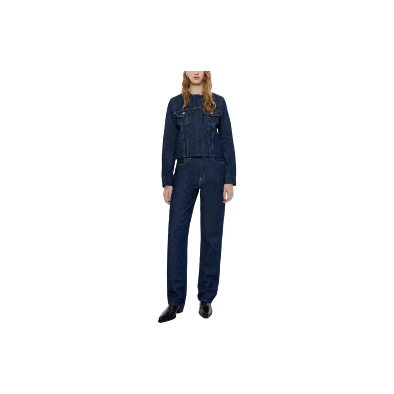 Bimba Y Lola Perforated Denim Jacket-1