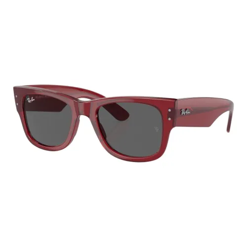 RayBan Acetate Square Sunglasses Women's Red