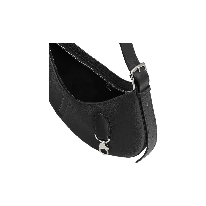 HERMES Arcon Togo Leather With Swift Calfskin Crescent Bag, Shoulder Bag, Crossbody Bag Women's Black-3