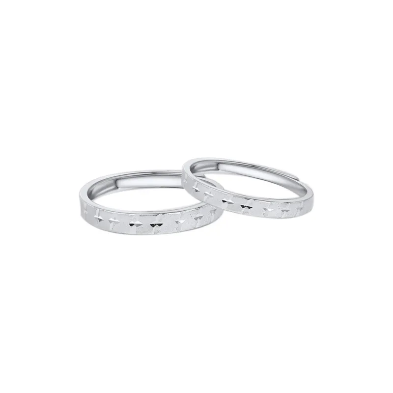 KLFOOK 999 Fine Silver Rings Unisex-2