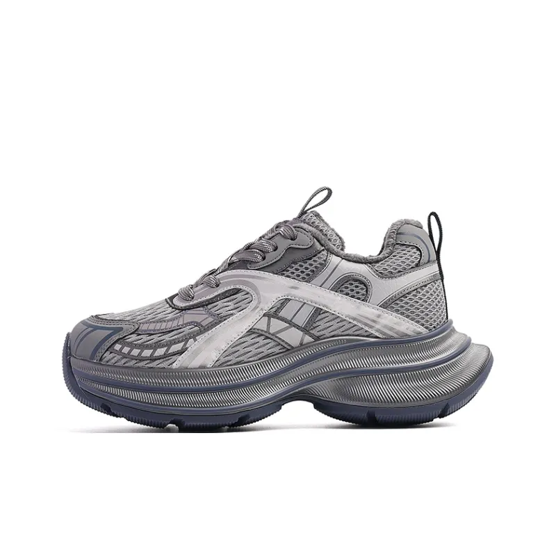 BURGELY Lightweight Warm Low-Top Chunky Sneakers Women's-8