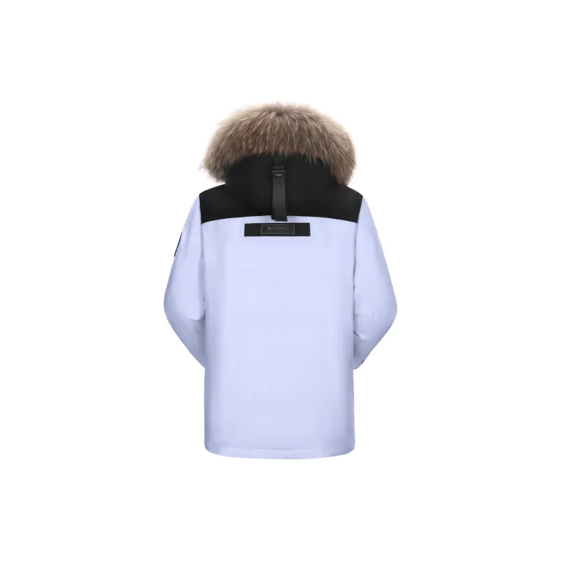 CAMEL Warm Fleece Series Down Jacket Unisex-5