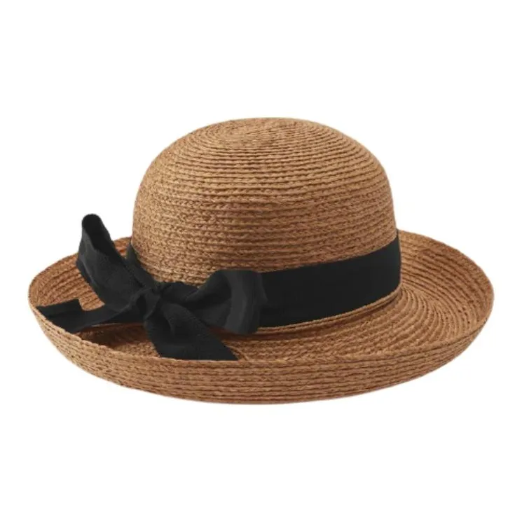 HELEN KAMINSKI Raffia, Neoprene Bucket Hats Women's Brown-0