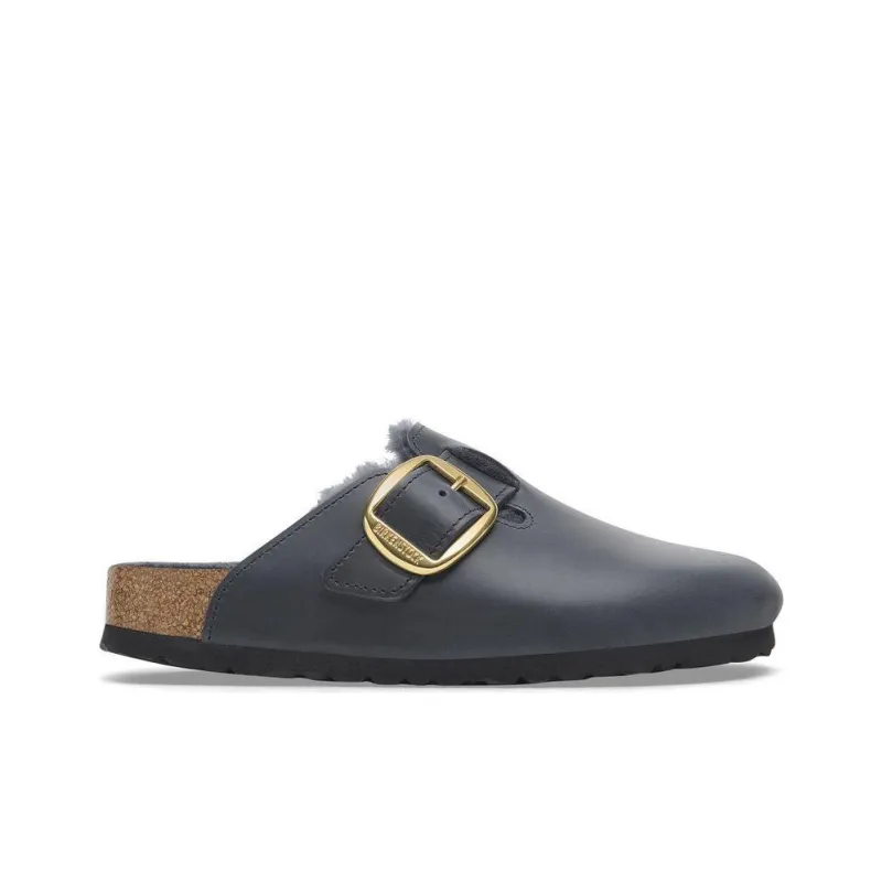 Birkenstock Boston Series Slip Resistant Closed Toe Slippers Women's Dark Gray Regular-1