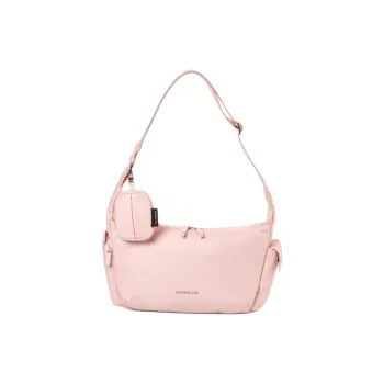 SAMSONITE Nylon Hobo Bag Handbag Shoulder Bag Women's Pink