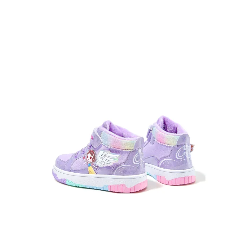 Disney Princess Cushioned Wear Resistant Breathable High Top Kids Lifestyle Shoes Children Aged 3 7 Years Old-13