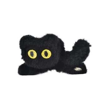 Left Europe Plush Hair Clips Women's