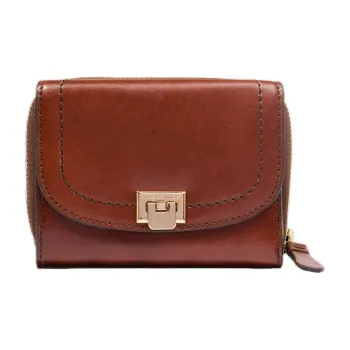 THE BRIDGE Leather Wallet Women's Brown