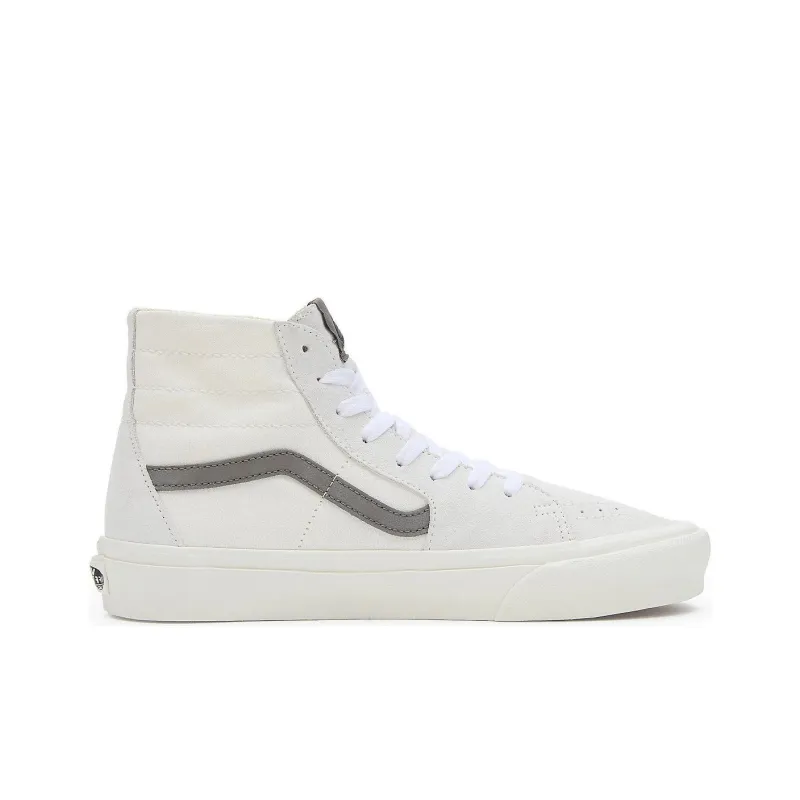 Vans SK8 HI Anti-Slip Wear-Resistant Mid-Top Skateboard Shoes Men's White-1