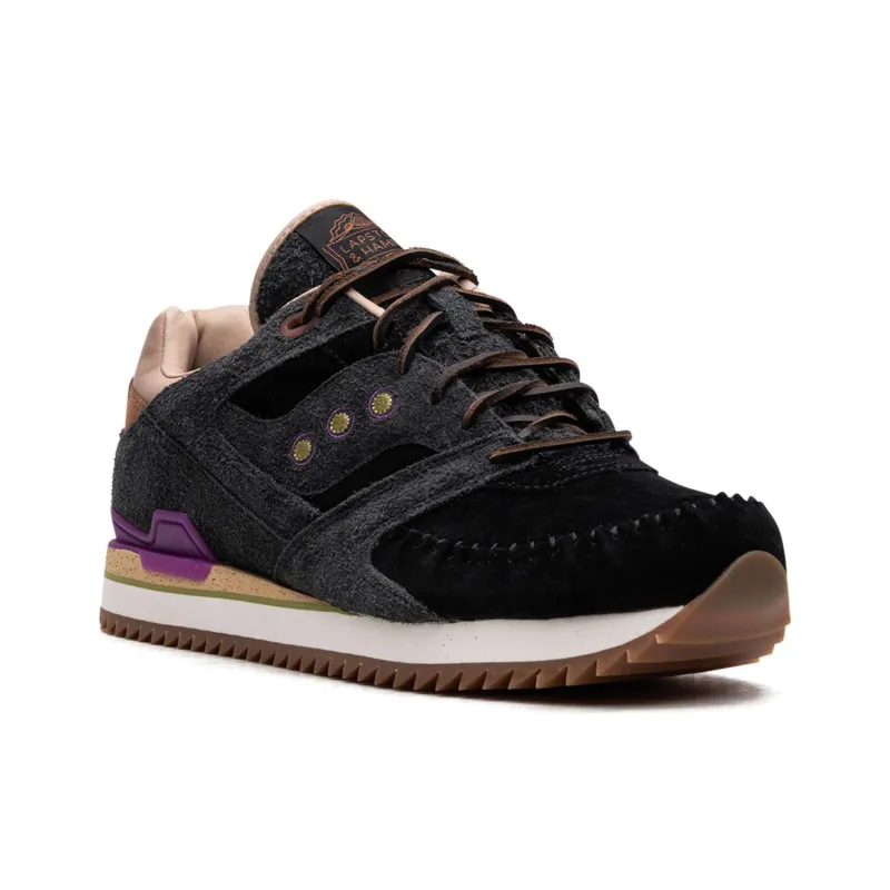 Saucony Courageous Moc Lapstone & Hammer Two Rivers Black Sand-3