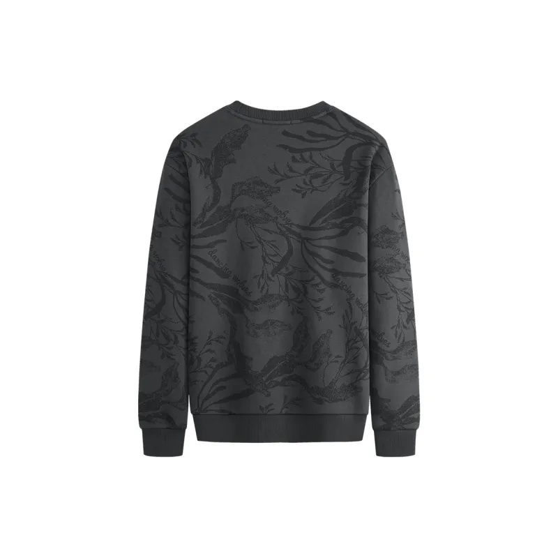 Dance With Wolves Sweatshirt Men's Dark Gray-1