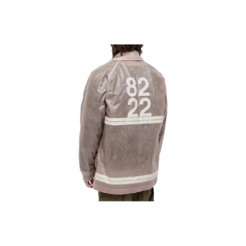 STONE ISLAND Jackets Coats Men's Pink-4