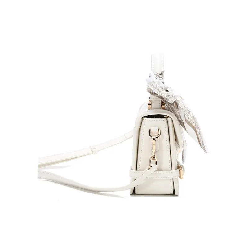 Carit&Koty Polyurethane Synthetic Leather Handbag Small Size Women's White-2