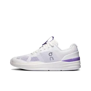On The Roger Pro Anti Slip Wear Resistant Low Top Tennis Shoes Men's Ivory White/Aster