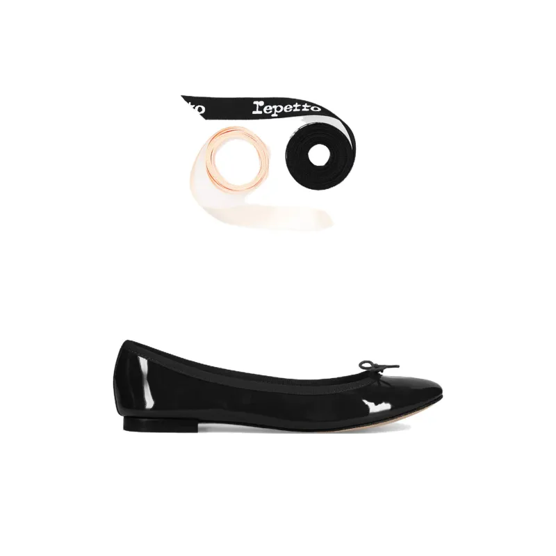 Repetto Cendrillon Casual Single Shoes Women's Black-2