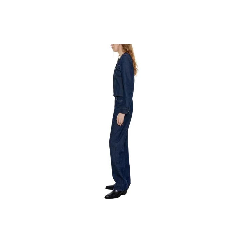Bimba Y Lola Perforated Denim Jacket-3