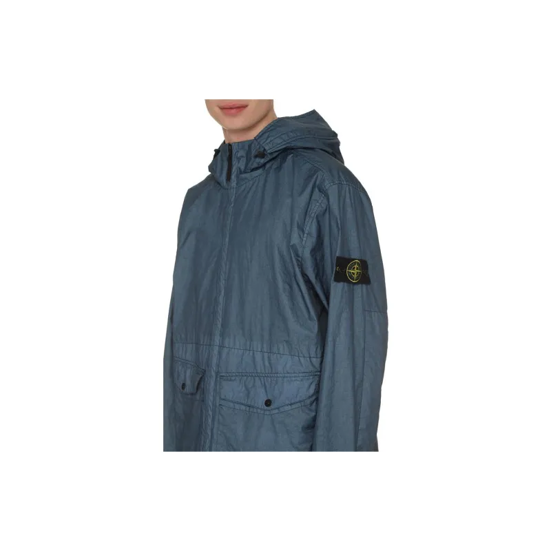 STONE ISLAND Membrana 3L Tc Zipped Hooded Jacket-4