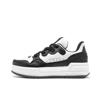 ONEMIX Coverage Moisture Wicking Balance Impact Resistance Support Quick Dry Low Top Skateboard Shoes Unisex Black
