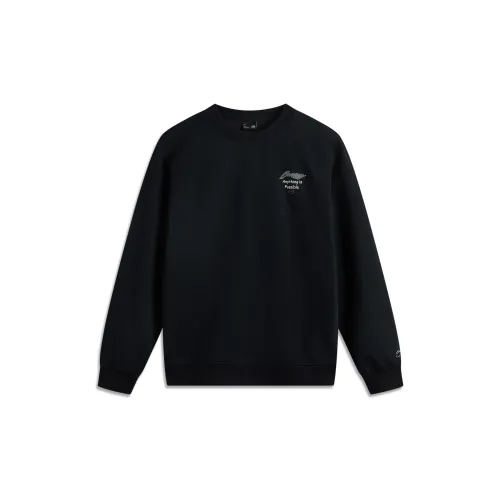 LINING Sports Life Collection Sweatshirts Unisex Black/Asphalt Gray