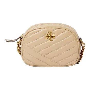 TORY BURCH Kira Leather Shoulder Bag Crossbody Bag Small Size Women's Nude Pink