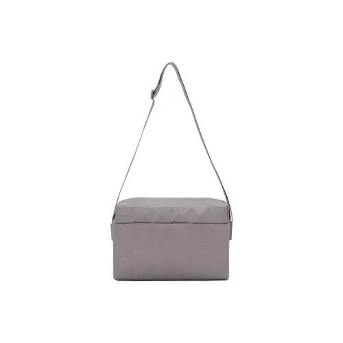 ISSEY MIYAKE Polyester Shoulder Bag Crossbody Bag Unisex Gray