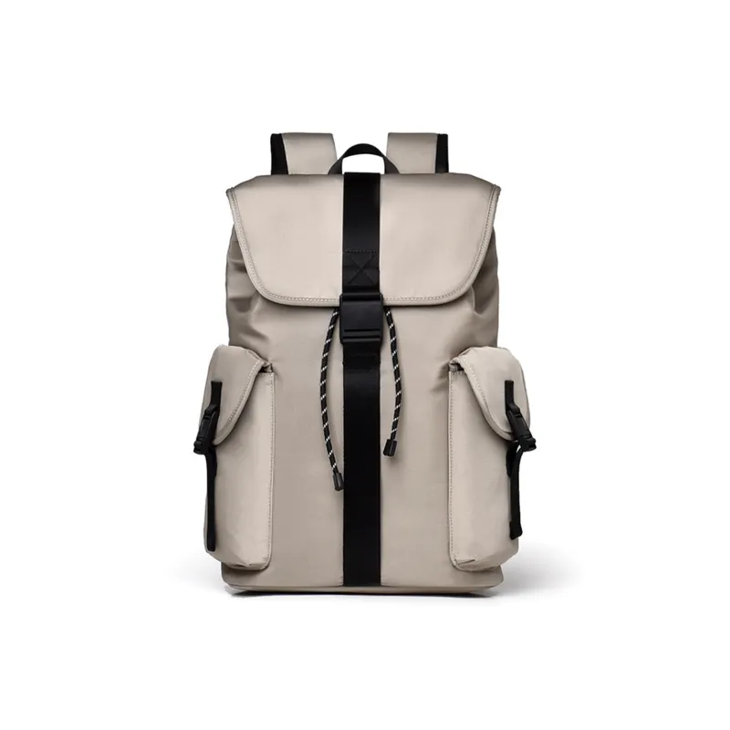 TAKI Oxford Multi Pocket Commute Students Backpack Regular Unisex Black/Gray/Khaki-5