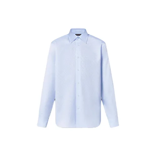 LOUIS VUITTON Shirts Men Light Blue