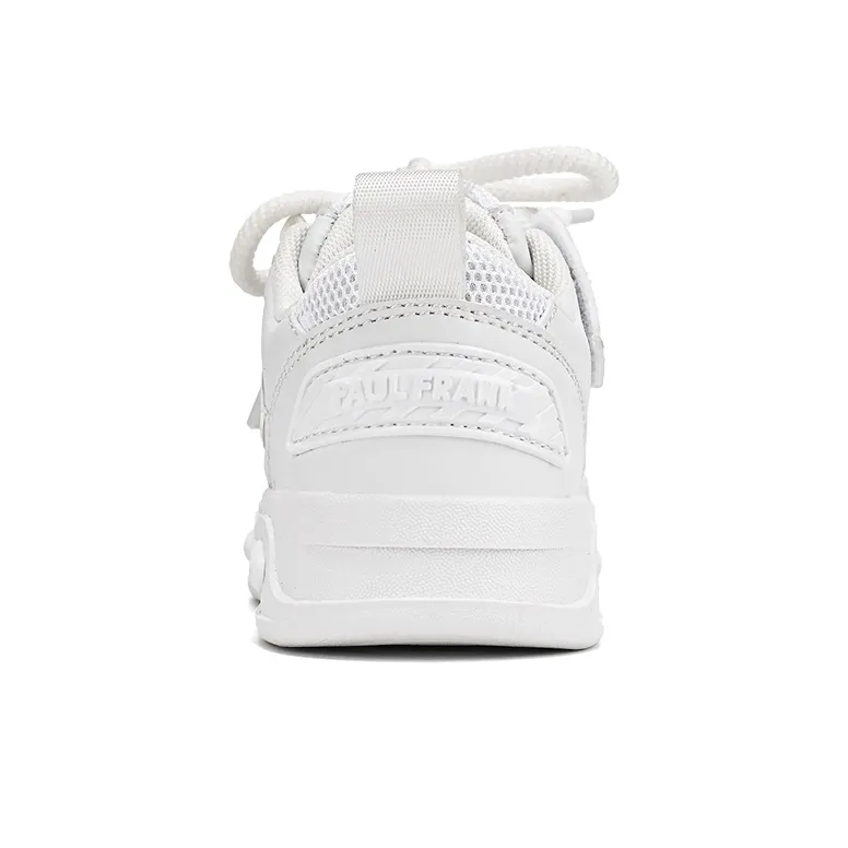 PAUL FRANK Fashion Lightweight Cushioning Low Top Kids' Skateboarding Shoes White Kids'-2