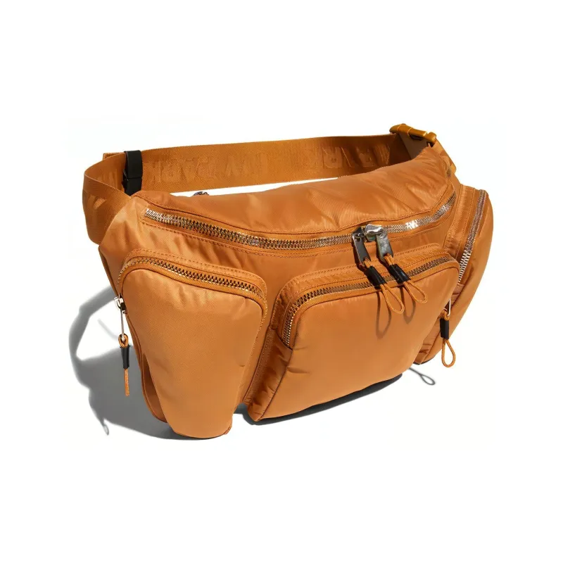 Adidas Nylon Sports Waist Bag Regular Unisex Wheat Brown-1