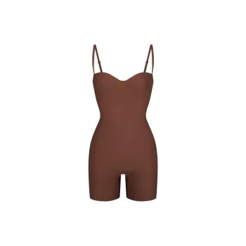 SKIMS FW24 BODY CORE SCULPT UNDERWIRE MID THIGH BODYSUIT Shapewear Women's JASPER/Jasper