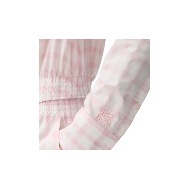 LOEWE FW24 Shirt Women's White Pink-4