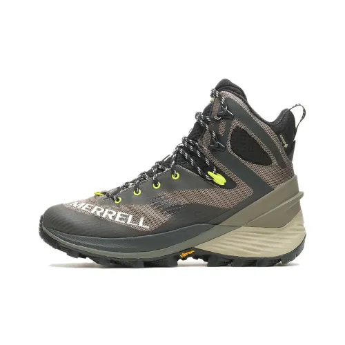 MERRELL Outdoor Boots Men Green Brown