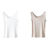2 Pack (without Pads) White+Apricot