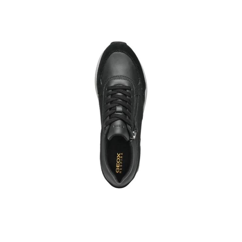 GEOX Abrasion Resistant Low Top Casual Shoes Women's Black-4