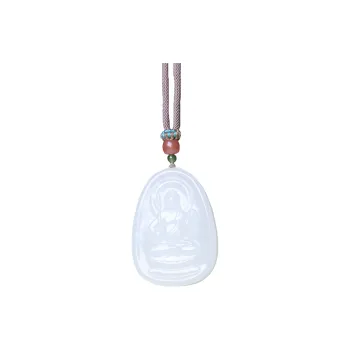 Ingenuity Hetian Jade Necklaces White Jade Unisex