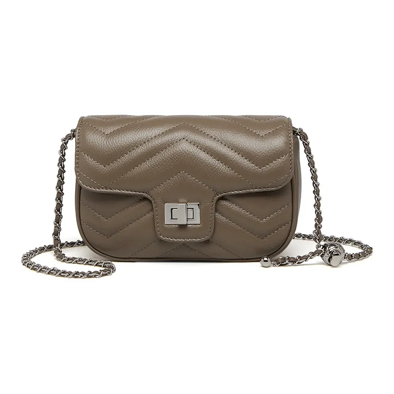 ZOOLER Top Grain Cow Leather Crossbody Bag Shoulder Bag Regular Women's Gray White/Coffee/Classic Black-8