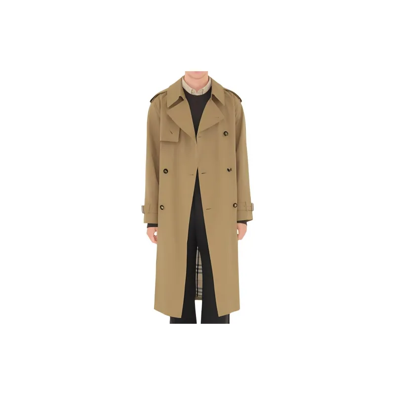 Burberry Gabardine weave Trench Coat-2