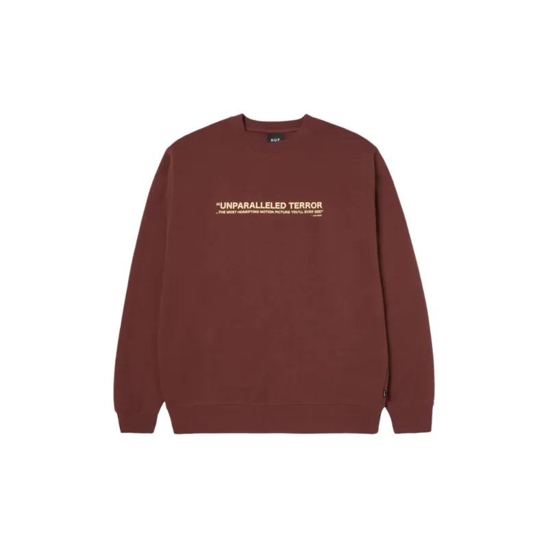HUF Texas Chainsaw Massacre Collaboration Sweatshirts Unisex Brown-1